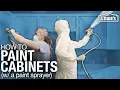 How To Paint Cabinets with a Paint Sprayer