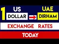 USD TO AED us dollar to Emirati dirham exchange rates today 30 April 2026