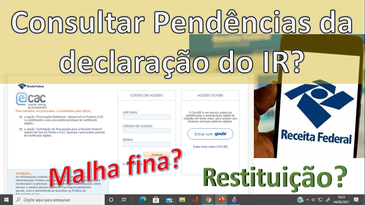 E-CAC. Veja como Consultar Pendências com a Receita Federal (Dívida Ativa, Malha Fina)