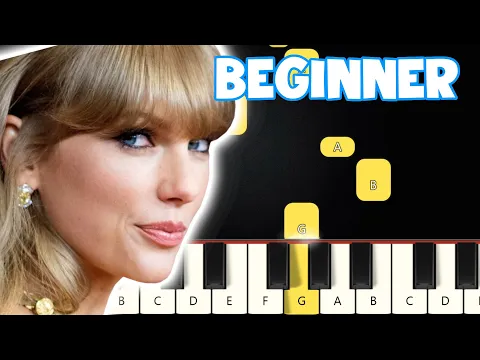 Download MP3 Love Story - Taylor Swift | Beginner Piano Tutorial | Easy Piano