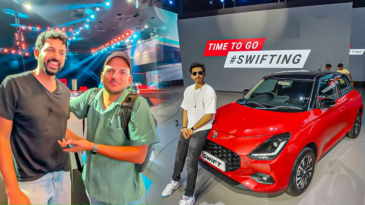 Maruti Suzuki Swift 2024 Launch Event Me Gagan Aur Faisal Ke Saath Besharam Ho Gaye 😬