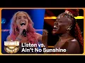 Lagu Listen vs. Ain't No Sunshine // Sezina vs. Silayio // The Winner Takes It All