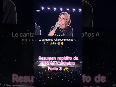 Resumen rapidito de BTS en Colombia parte 3 #bts #btshumor #jimin #yoongi  #jungkook #btsarmy