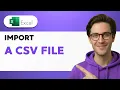 How to Import a CSV File to Excel Online 2026 Full Guide
