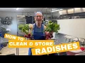 How to Clean Store Radishes