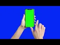 Download Lagu Green Screen. Smartphone App Promo. Complete Female Phone.