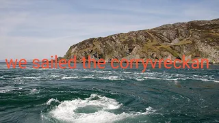 Sailing though the Corryvreckan Scotland