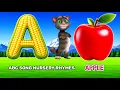 A for apple abcd song phonics sounds of alphabets abcd