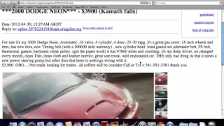 Craigslist Klamath Falls Used Cars and Trucks Under 2200 Available in 2012