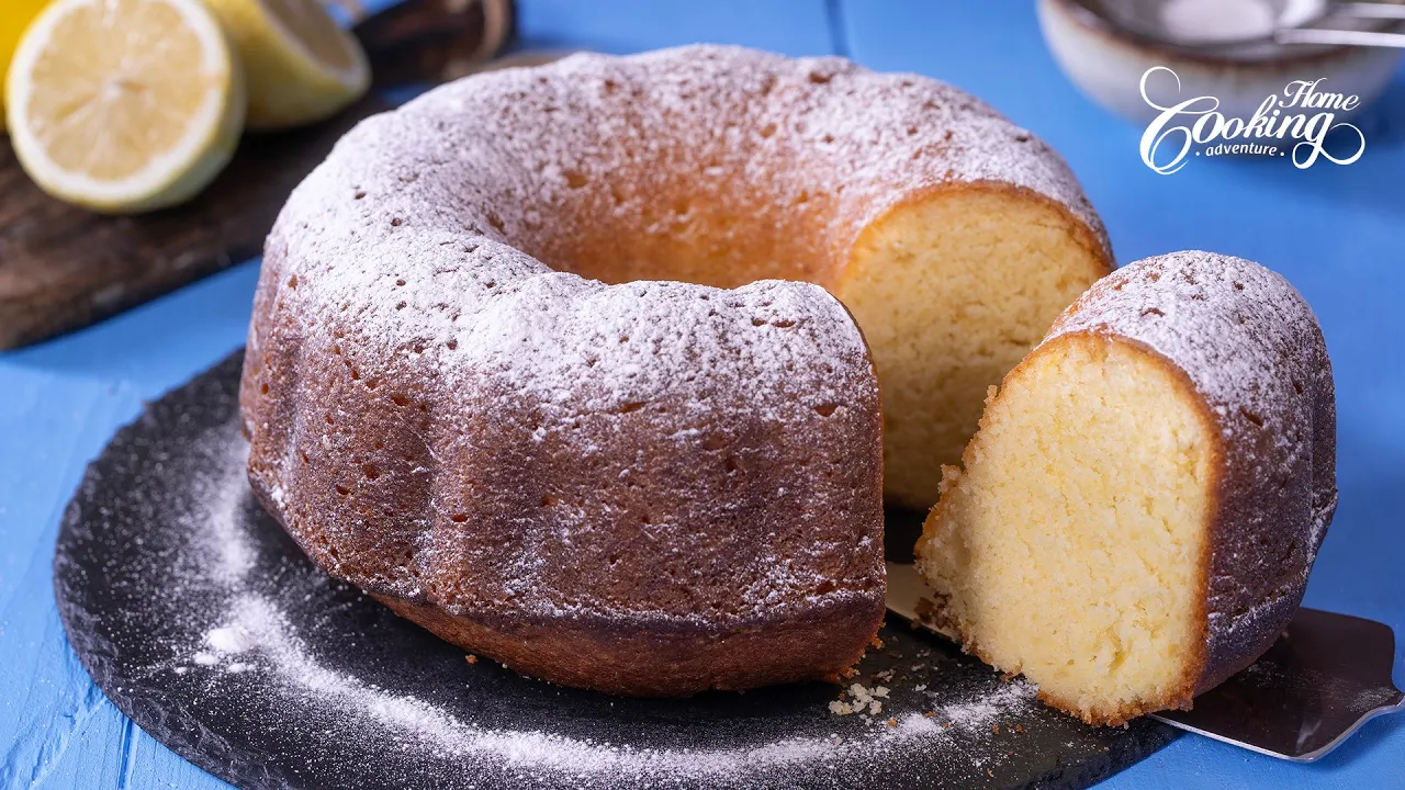 Lemon Bundt Cake with Lemon Glaze - Easy Recipe