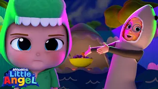 Trick or Treat Monster Party! 🧟♂️ Little Angel Nursery | Rhymes for Kids