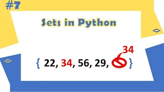 Python Tutorial - 7 Sets in Python Python for Beginners Learnerea