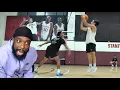 HE S THE BEST SHOOTER ON YOUTUBE Roy D1 Stanford vs Ryan 1v1 Basketball REACTION