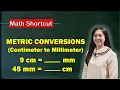 How to convert cm to mm and mm to cm Metric Conversion of Length Math Tutorial Tagalog