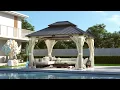 Guide for Installing Curtains in a Wooden Gazebo