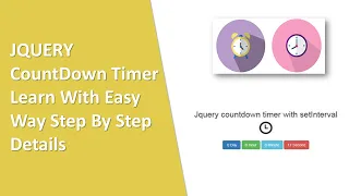 jquery countdown timer javascript countdown timer