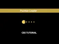 Unveiling the Secret Pacman Loader with HTML CSS Magic