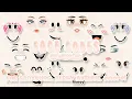 cute aesthetic FACE CODES for bloxburg berry avenue brookhaven roblox
