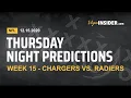 Thursday Night Football Predictions Week 15 - NFL Picks and Odds