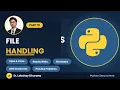 Python Full Course for Beginners Part 10 - File Handling in Python
