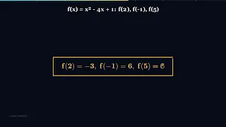 Algebra Masterclass S05E02 Function Notation And Evaluation