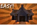 Minecraft How To Build A Small Medieval House Tutorial