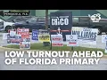 Turnout remains low ahead of Florida primary in Escambia Santa Rosa and Okaloosa counties