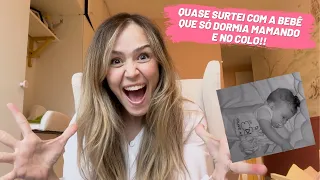 Como fiz minha bebê sair do peito e dormir no berço?