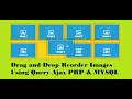 Drag and Drop Reorder Images Using jQuery Ajax PHP MYSQL