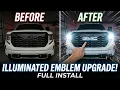 Upgrading my GMC Sierra Denali dull factory emblem GMC Emblem Custom Mod in minutes