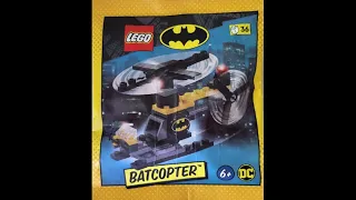 LEGO 212502 Instructions | DC | Batcopter | Batman | Magazine Gift