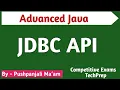 Lec - 2 3 JDBC API in Advanced Java in Hindi