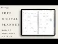 Free Digital Planner for GoodNotes Download Setup and Full walkthrough iPad 2026