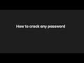 Python Brute-Force Password Cracker