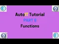 Autoit Tutorial Part 8 Functions