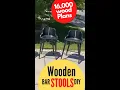 Wooden Bar Stools DIY I Building Wooden Bar Stools I Painting Wooden Bar Stools #Shorts #Shortsfeed