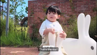 Already getting back pain at just 20 months old? Haha. #yoojun #baby #babyyoojun # #txt 