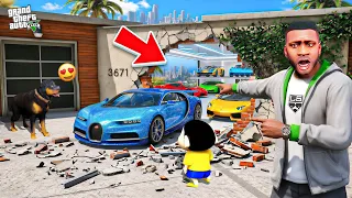 Franklin Found New Most Ultimate Secret Garage Door! | In His House GTA 5 Tamil 😍