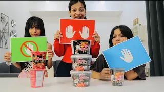 تحدي لاتختار الطبق الخطأ والعقاب تشرب شطة 