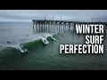 Winter Swells Firing at Surf City Drone Perspective