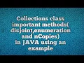 Collections class important methods - PART3