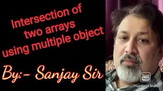 Array java multiple object intersection ISC class 12 class 111