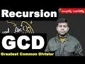 GCD Program using Recursive Technique Computer Science Sem-2 Java Program Class 12th