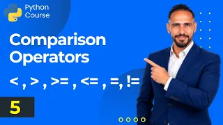 6 - Learn Python Comparison Operators with Simple Examples Python Course Data by Mousa