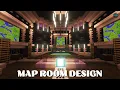 Epic Cherry Wood Minecraft Map Room Design Step-by-Step Tutorial