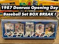 1987 Donruss opening Day Baseball Box Break Looking for the Barry Bonds Johnny Ray Error Card