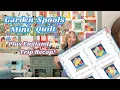 Garden Spools Wall Hanging Mini Quilt Exclusive Pattern from Sherri s England Trip