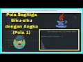 Membuat Pola Segitiga Siku-siku dengan Angka di Java