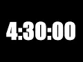 4 HOUR 30 MINUTE TIMER 270 MINUTE COUNTDOWN TIMER LOUD ALARM