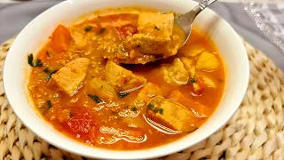 Türkische Linsensuppe! Die perfekte Kombination aus Linsen und Fleisch! Jeder wird mehr verlangen!